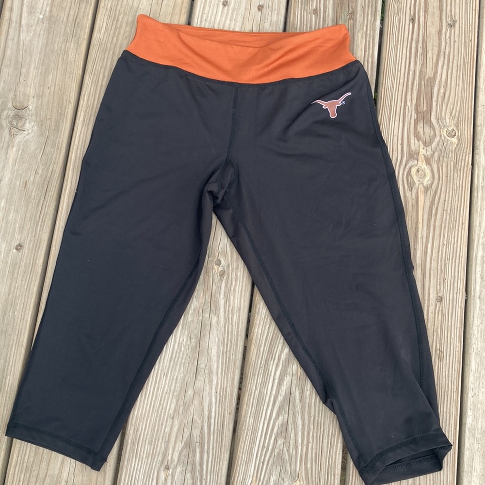 UT longhorns: crop leggings
